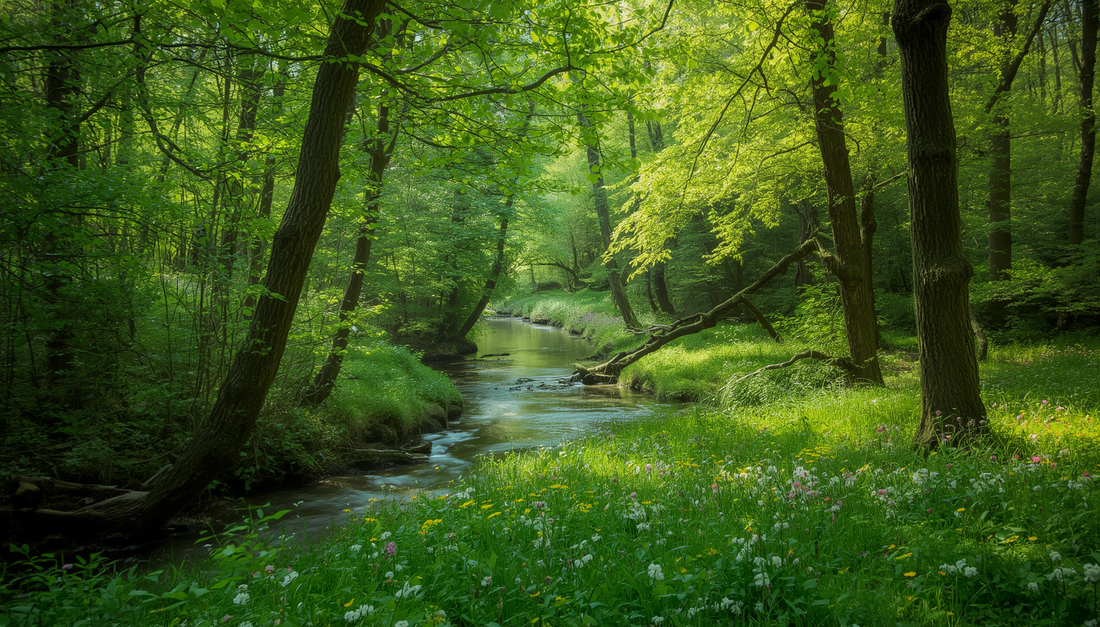 Make me a nature photo. For my iPad. Wallpaper, make it a The different Layout from landscape..png